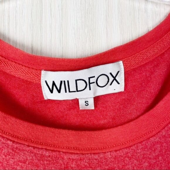 Wildfox | Gold Glitter Heart Red Pullover Jumper Size Small - Picture 4 of 5